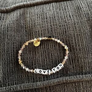 bracelet LOVE YOU LITTLE WORDS PROJECT GOOD USED CONDITION